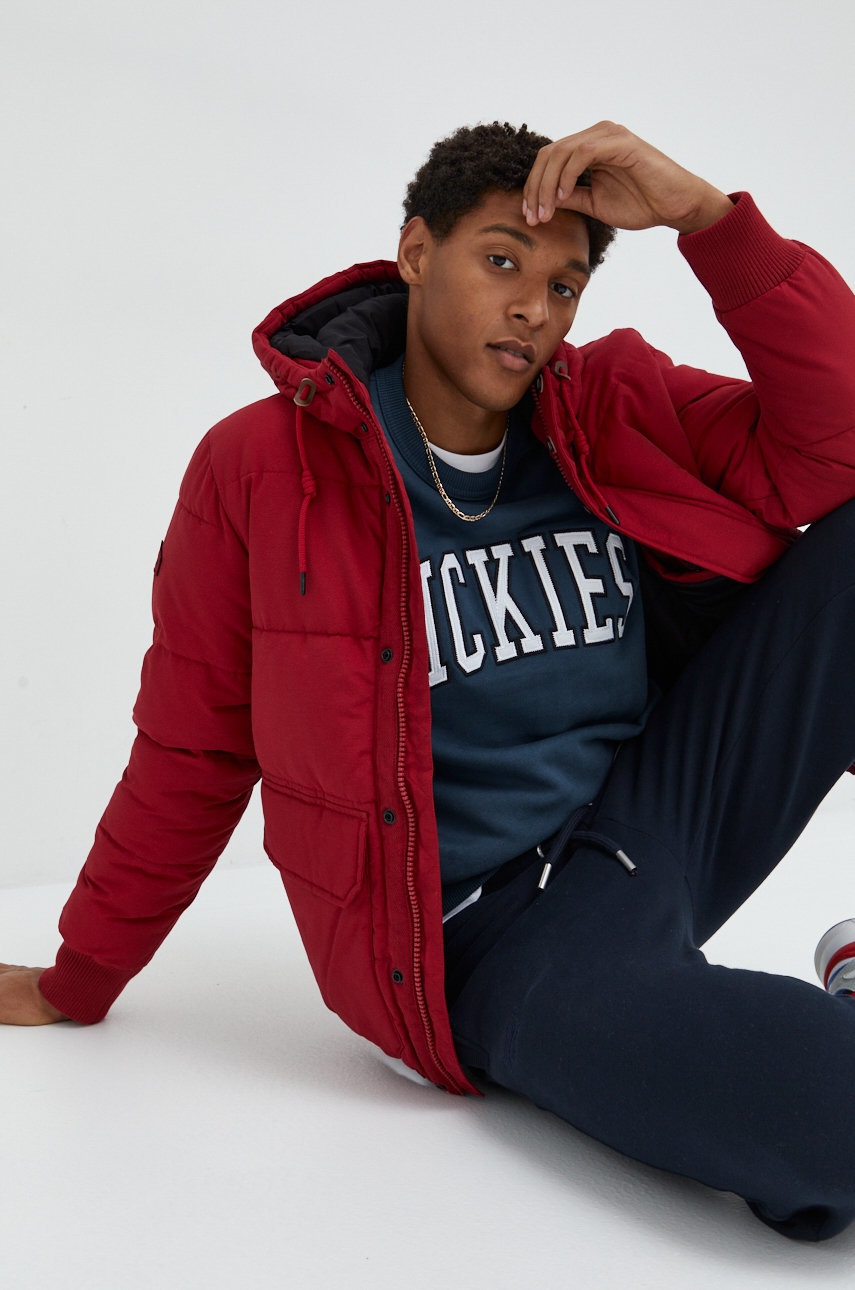 

Куртка Superdry мужская цвет красный зимняя