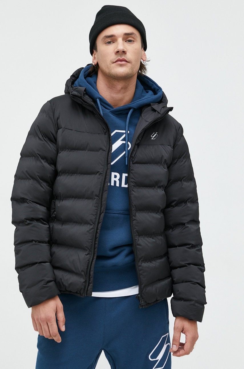 

Яке Superdry в черно със зимна изолация, Черен