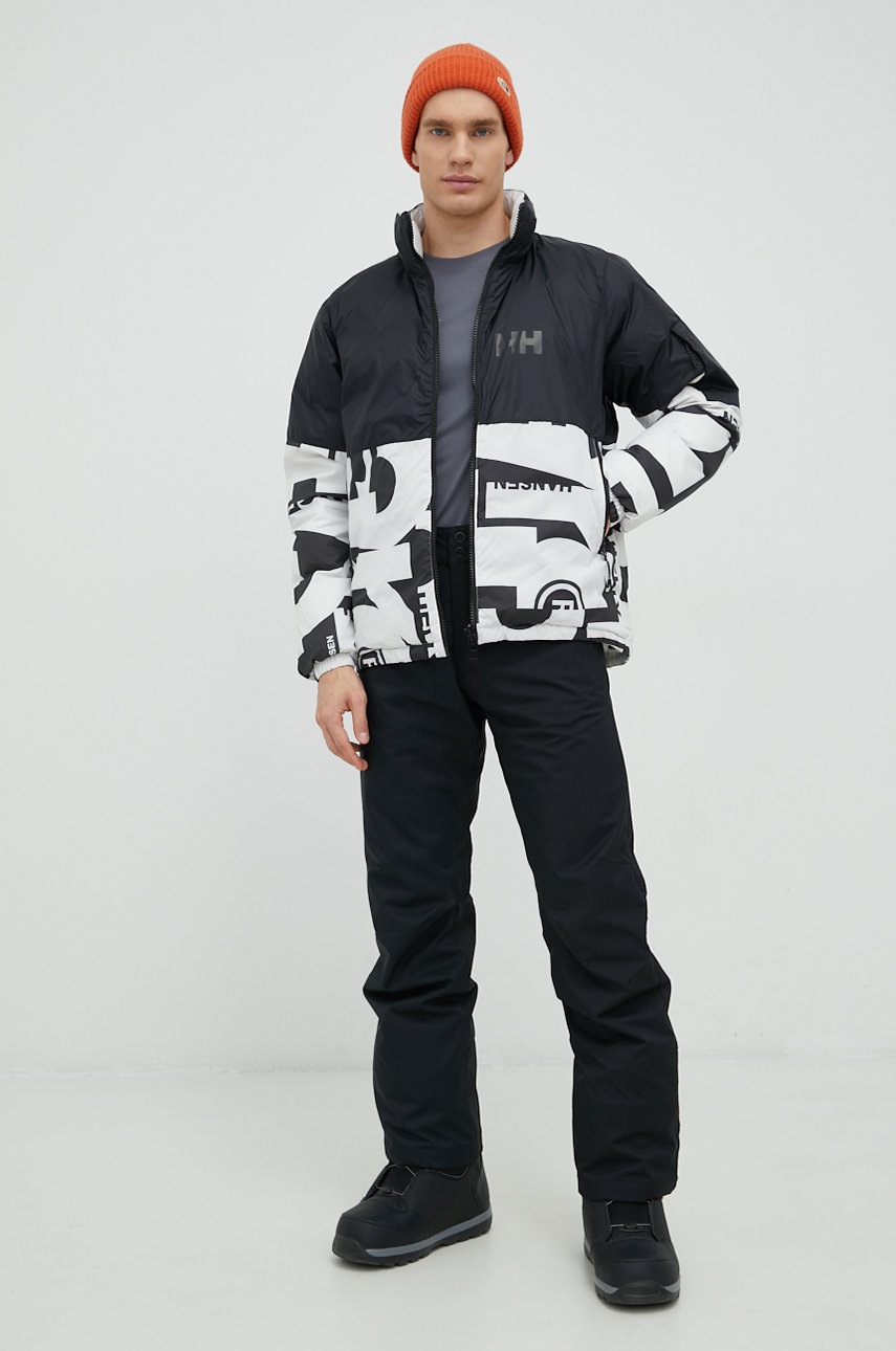 

Двостороння куртка Helly Hansen чоловіча колір чорний зимова