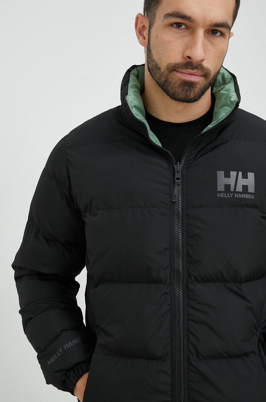 

двостороння куртка Helly Hansen чоловіча колір чорний зимова