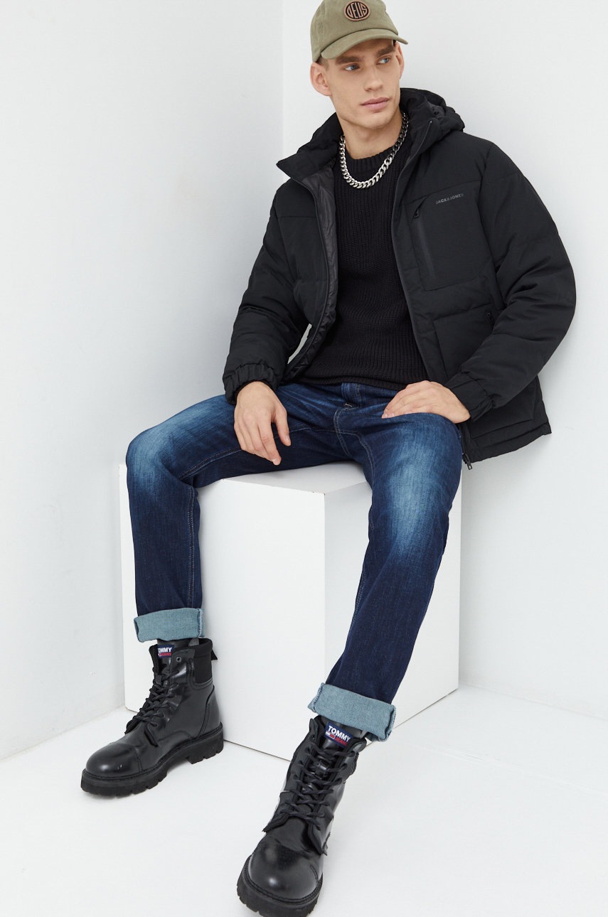 

Куртка Jack & Jones Jcootto мужская цвет чёрный зимняя