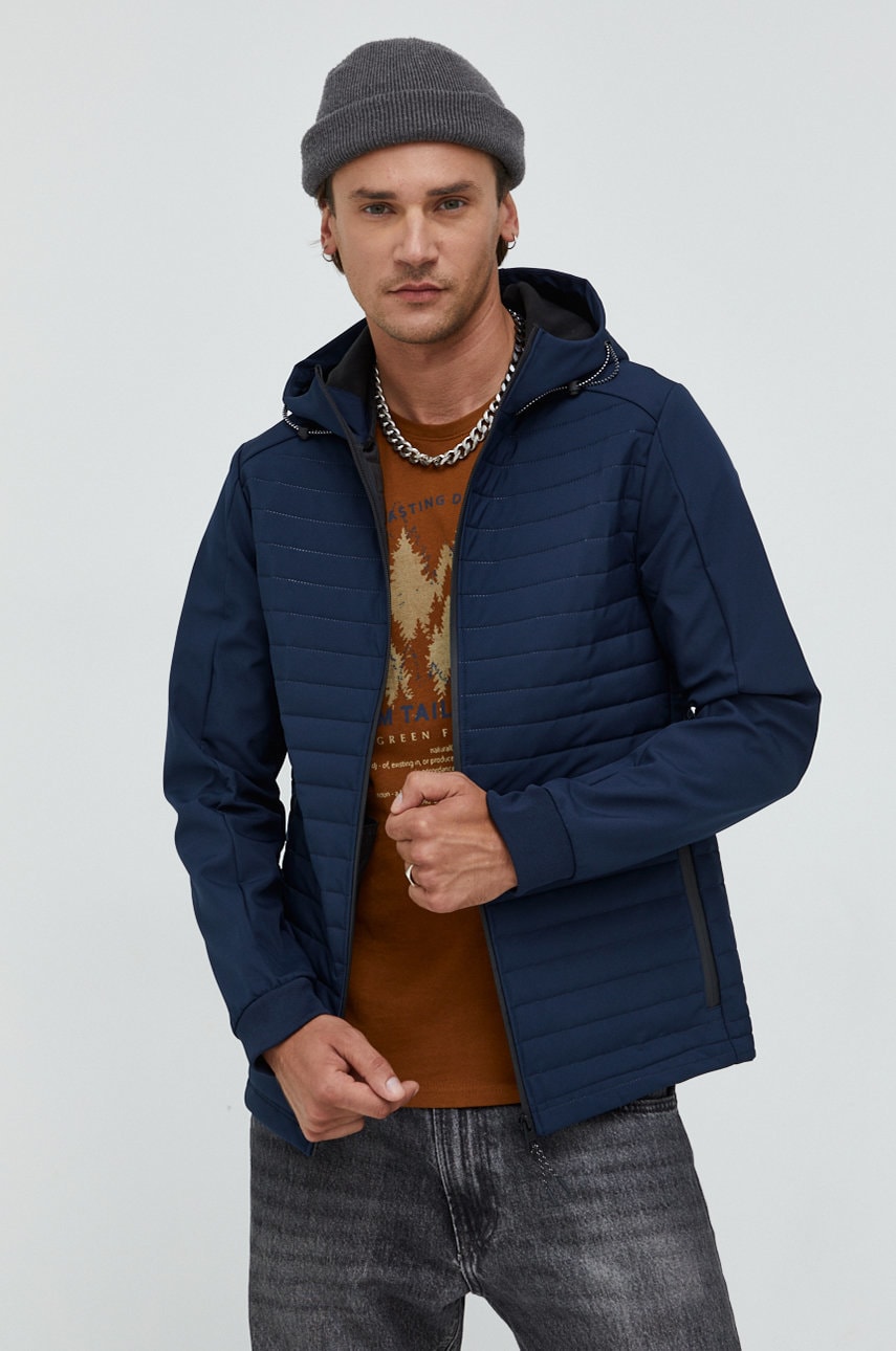 Jack & jones geaca jcotoby barbati, culoarea albastru marin, de tranzitie