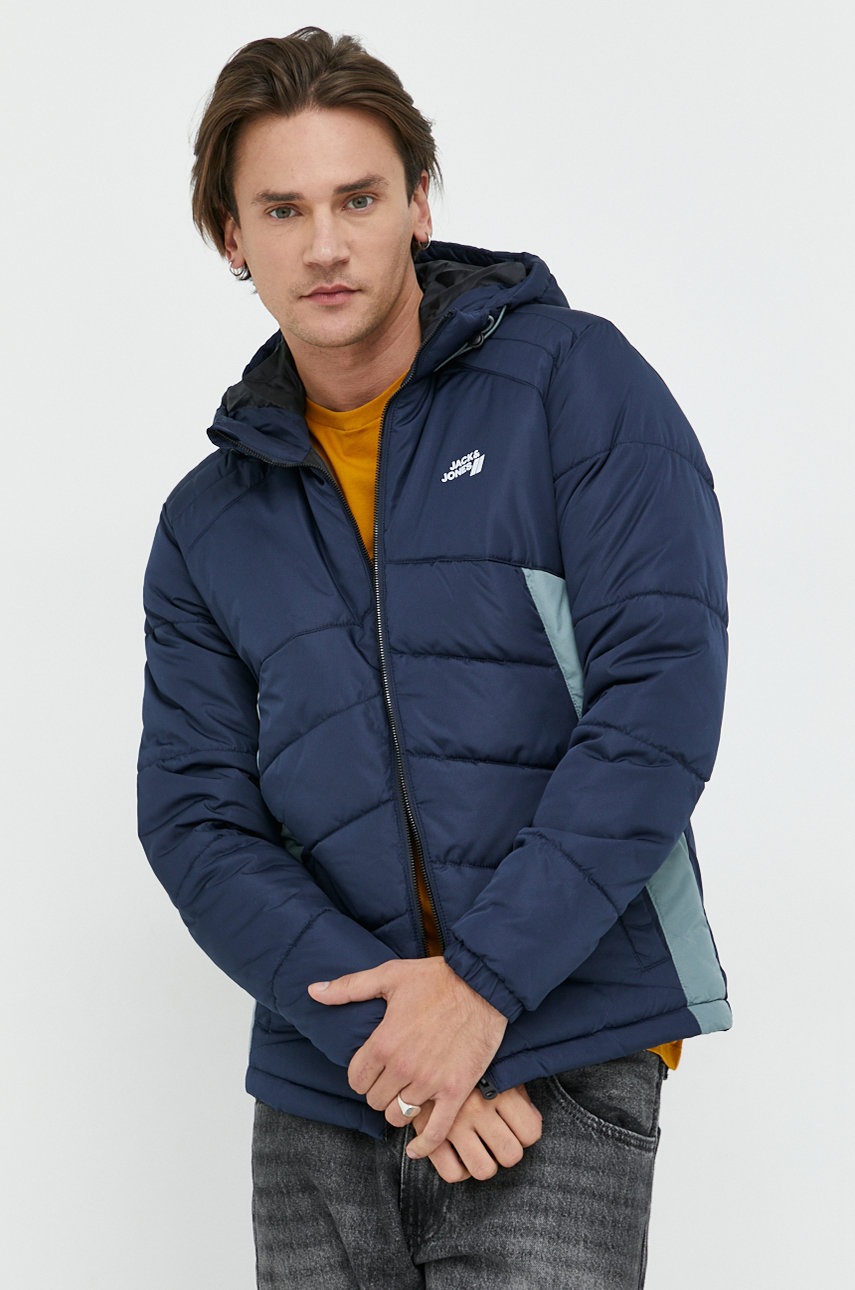 

Куртка Jack & Jones Jcoblock чоловіча колір синій перехідна