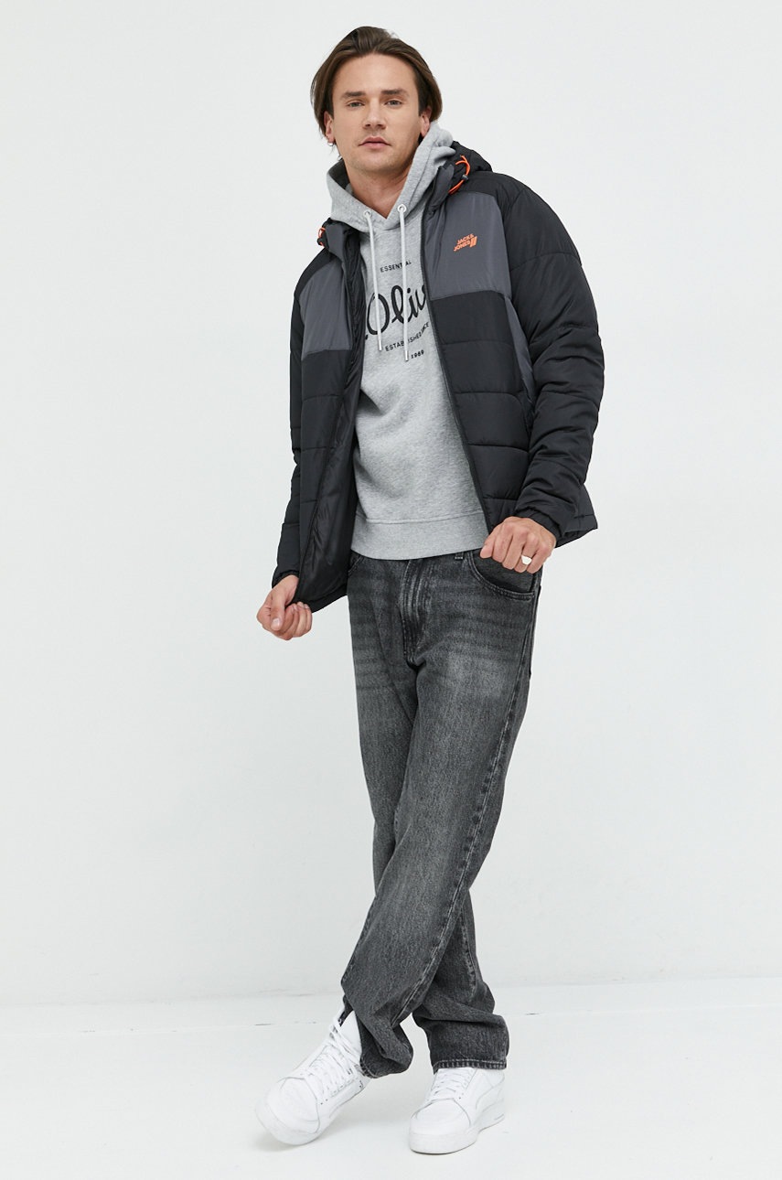 

Куртка Jack & Jones Jcoblock чоловіча колір чорний перехідна