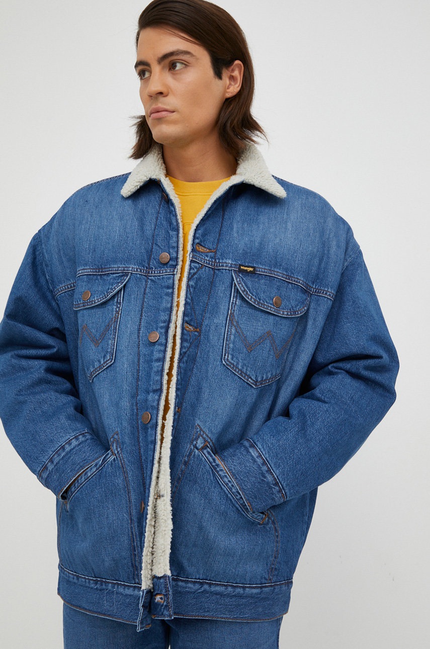 

Дънково яке Wrangler с преходна изолация, Син