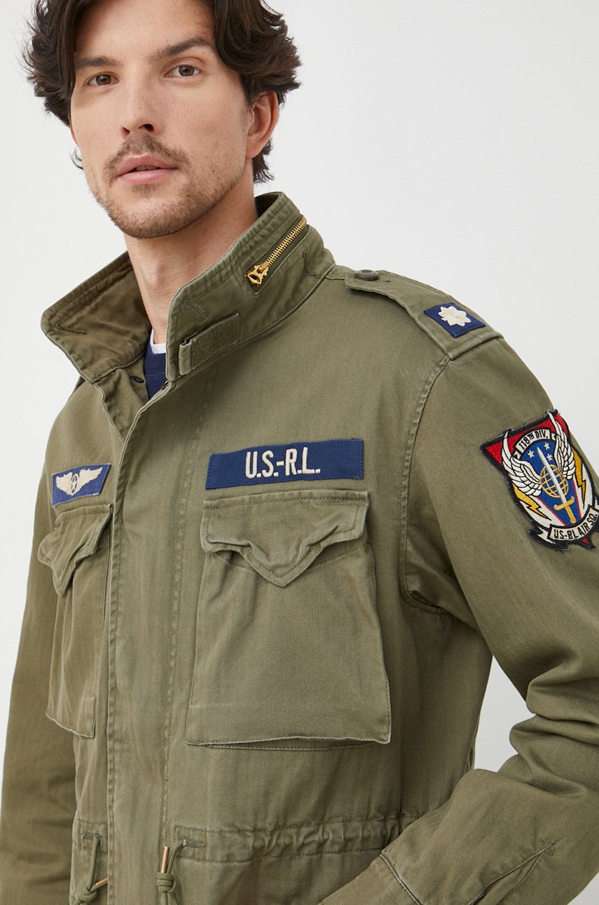 

Яке Polo Ralph Lauren в зелено с преходна изолация, Зелен