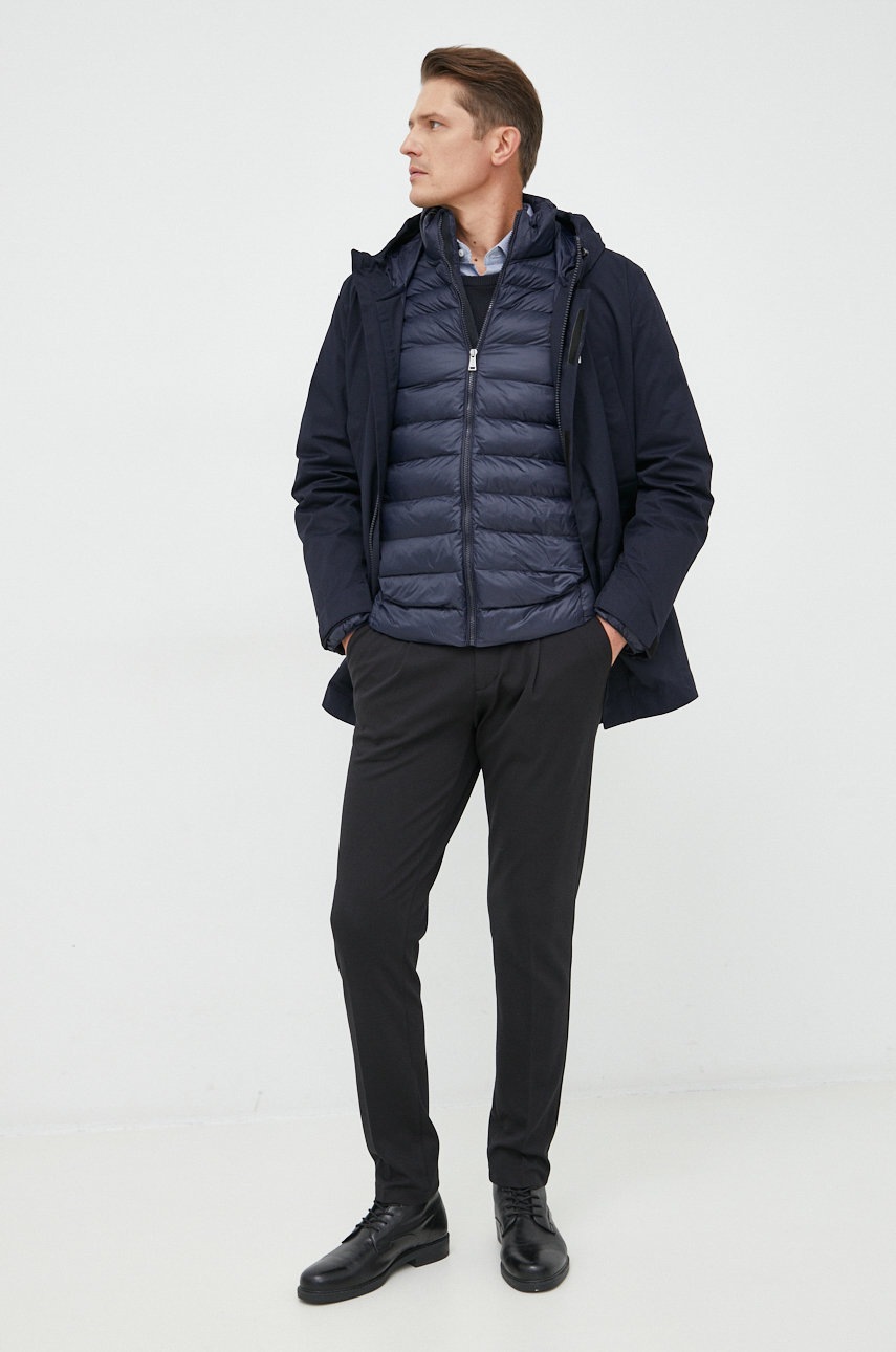 

Яке Polo Ralph Lauren в тъмносиньо със зимна изолация, Тъмносин