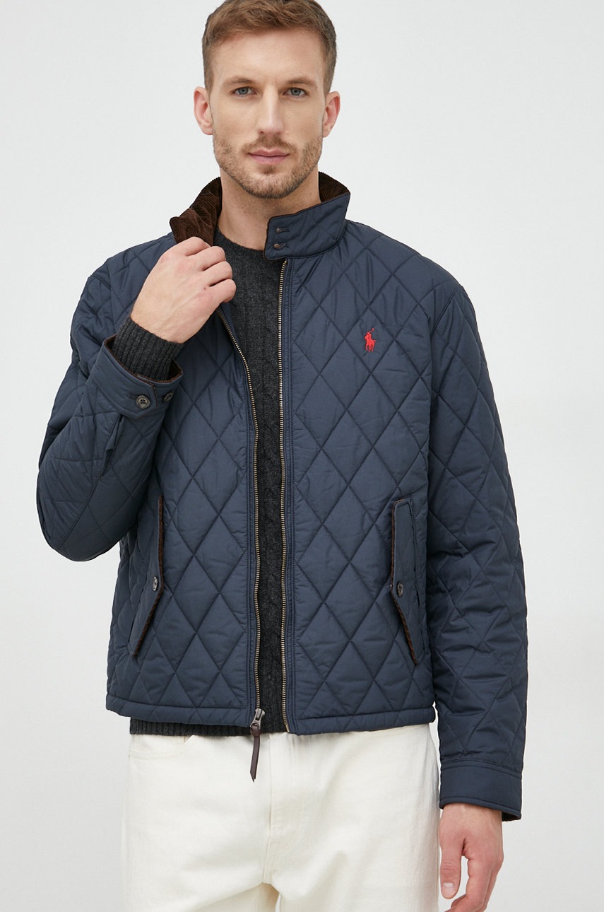 

Куртка Polo Ralph Lauren чоловіча колір синій перехідна