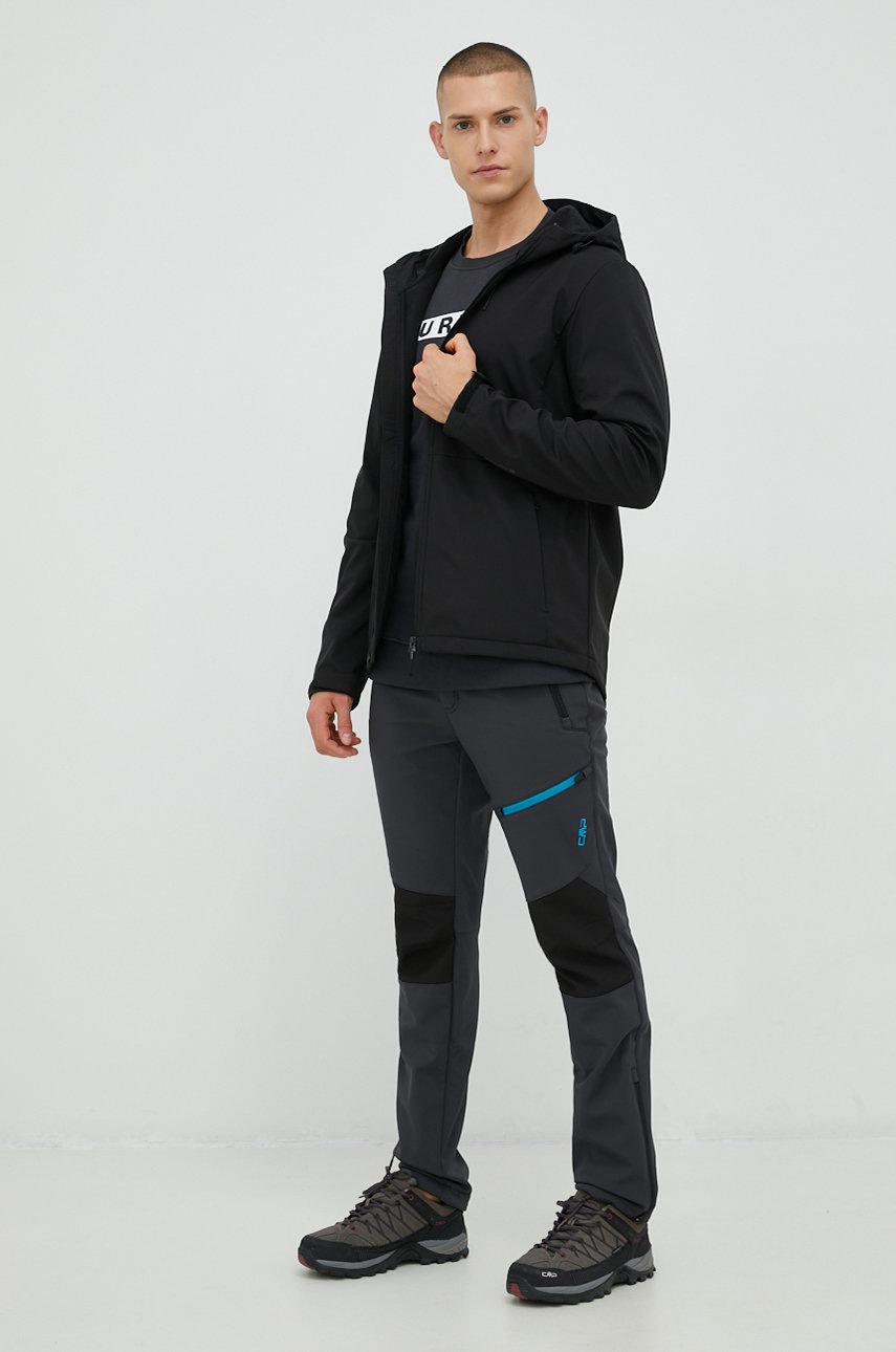 

Куртка outdoor Outhorn колір чорний