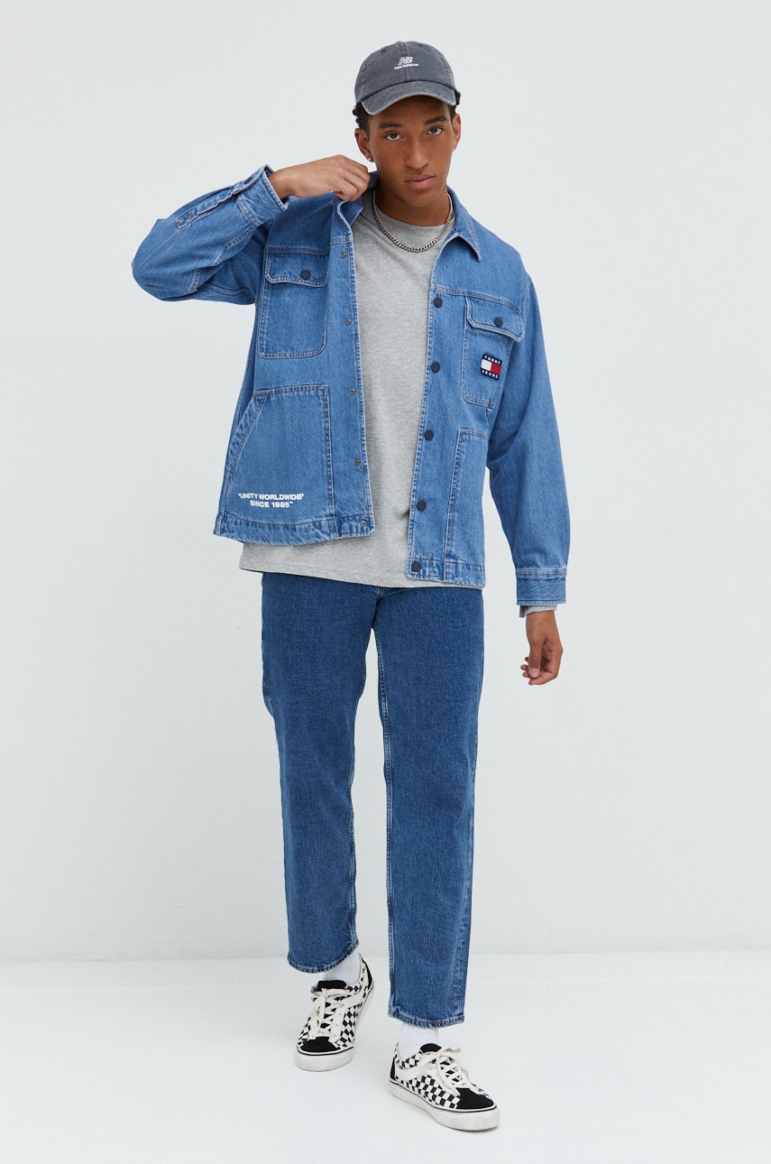 

Джинсовая куртка Tommy Jeans мужская переходная