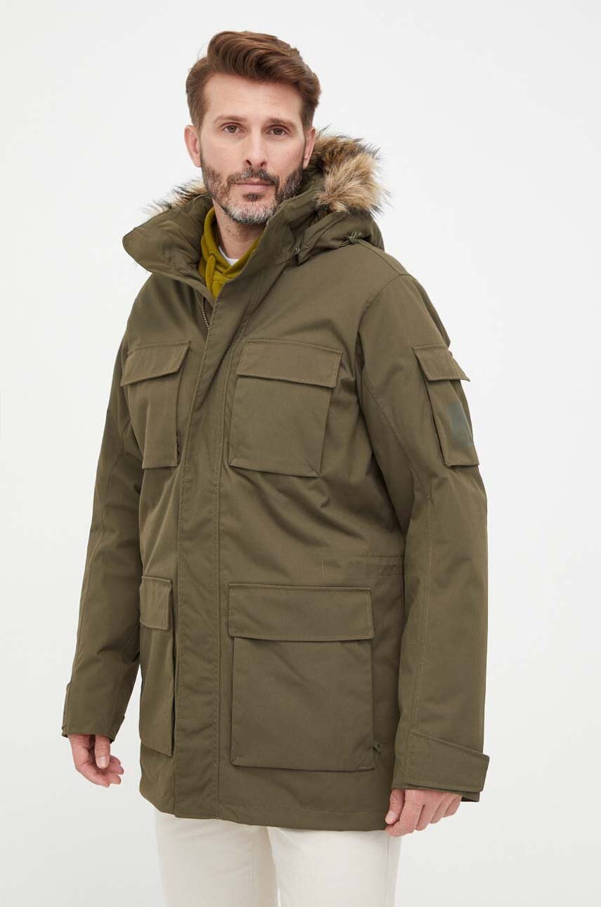 Jack Wolfskin Geaca Barbati, Culoarea Verde, De Tranzitie