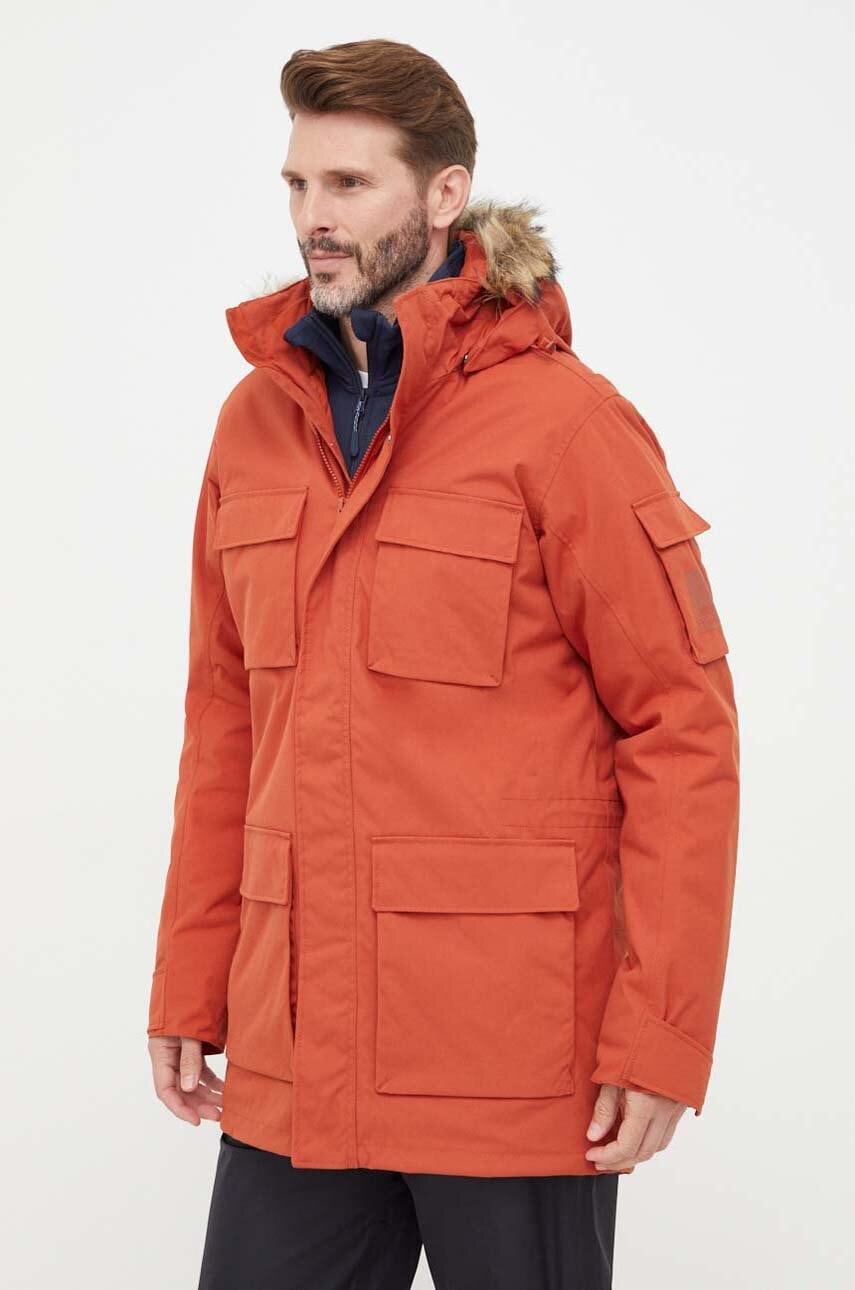 Jack Wolfskin geaca barbati, culoarea rosu, de tranzitie