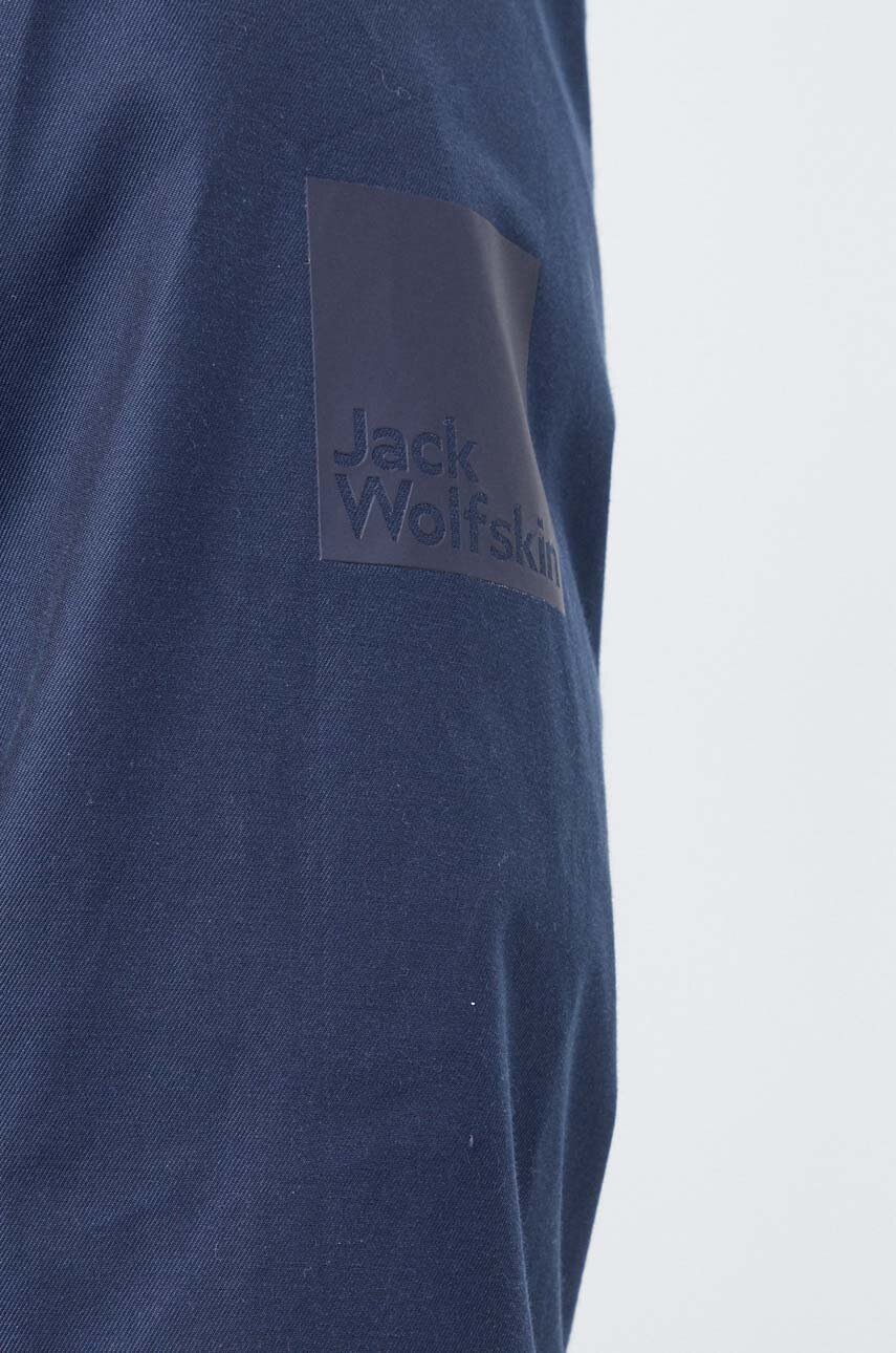 Пухова куртка Jack Wolfskin чоловіча колір синій зимова 