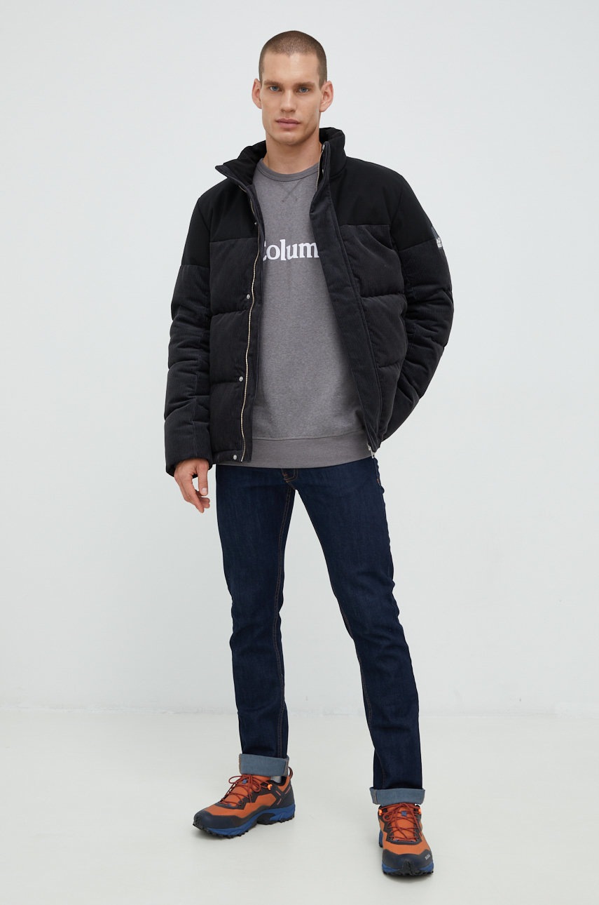 

Пуховая куртка Jack Wolfskin мужская цвет чёрный зимняя