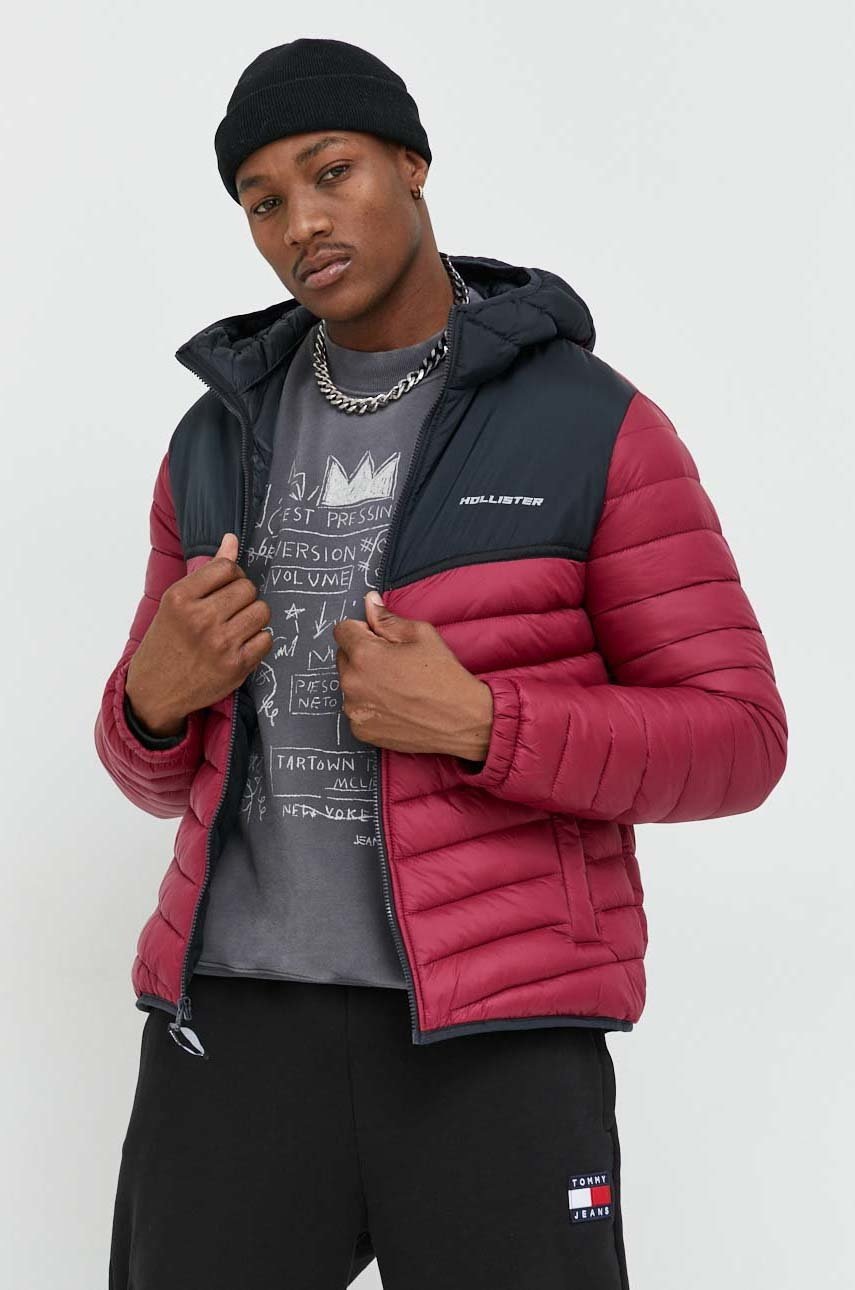 

Яке Hollister Co. в бордо с преходна изолация
