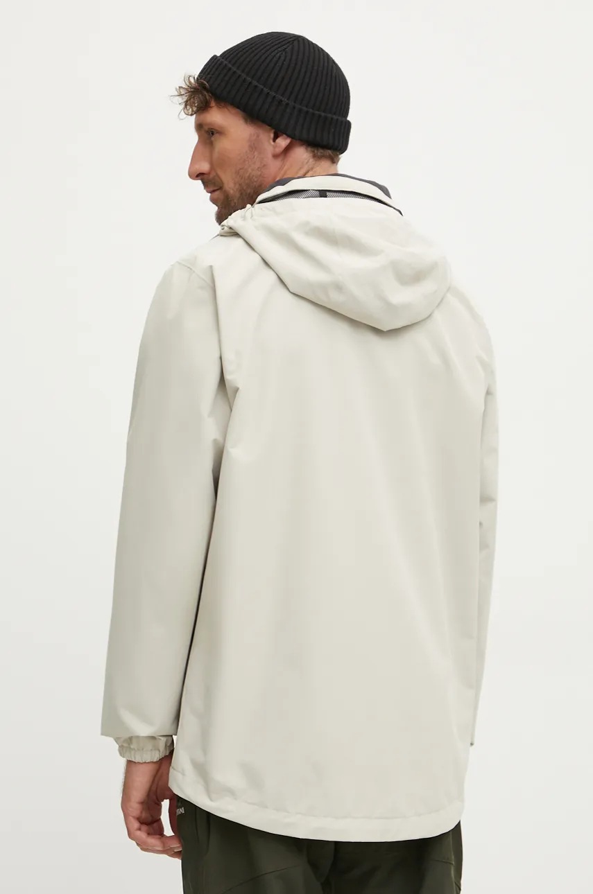 Куртка outdoor Jack Wolfskin Stormy Point колір бежевий 