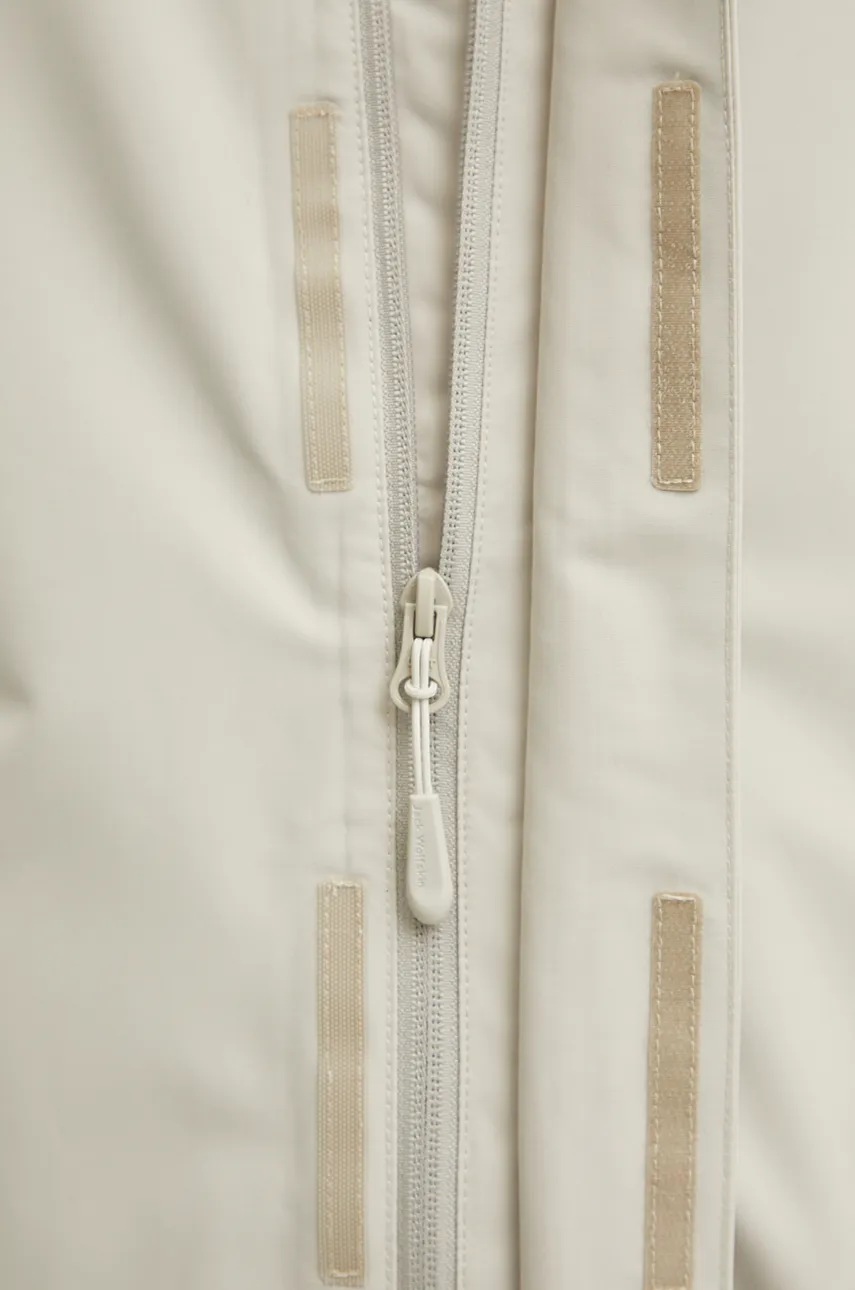 Куртка outdoor Jack Wolfskin Stormy Point колір бежевий 