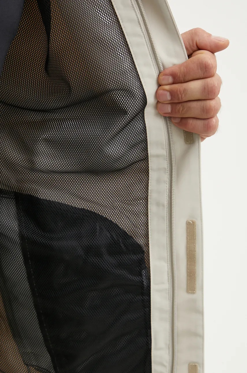 Куртка outdoor Jack Wolfskin Stormy Point колір бежевий 