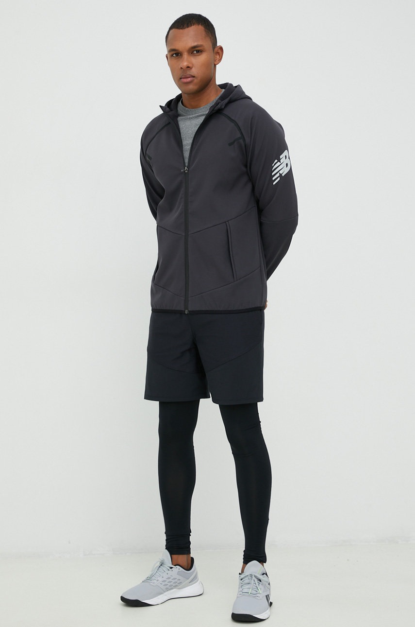 

Яке за трениране New Balance Tenacity в сиво с преходна изолация, Сив