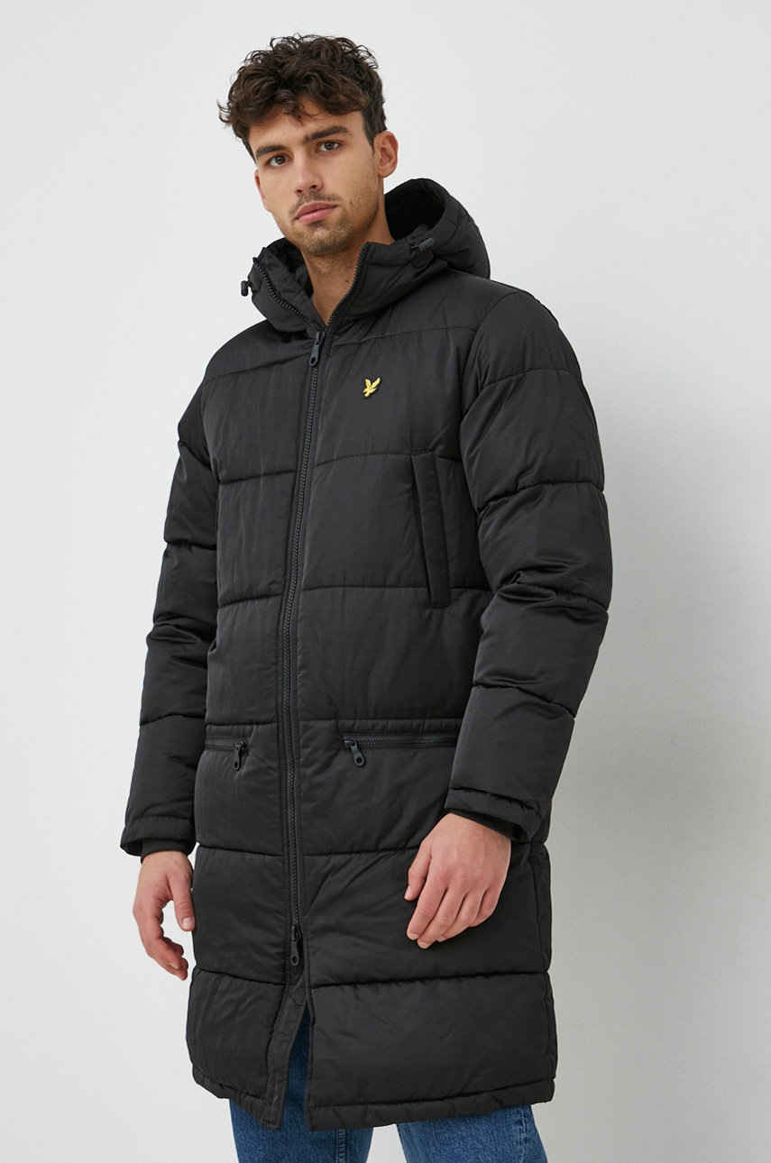 

Куртка Lyle & Scott чоловіча колір чорний зимова