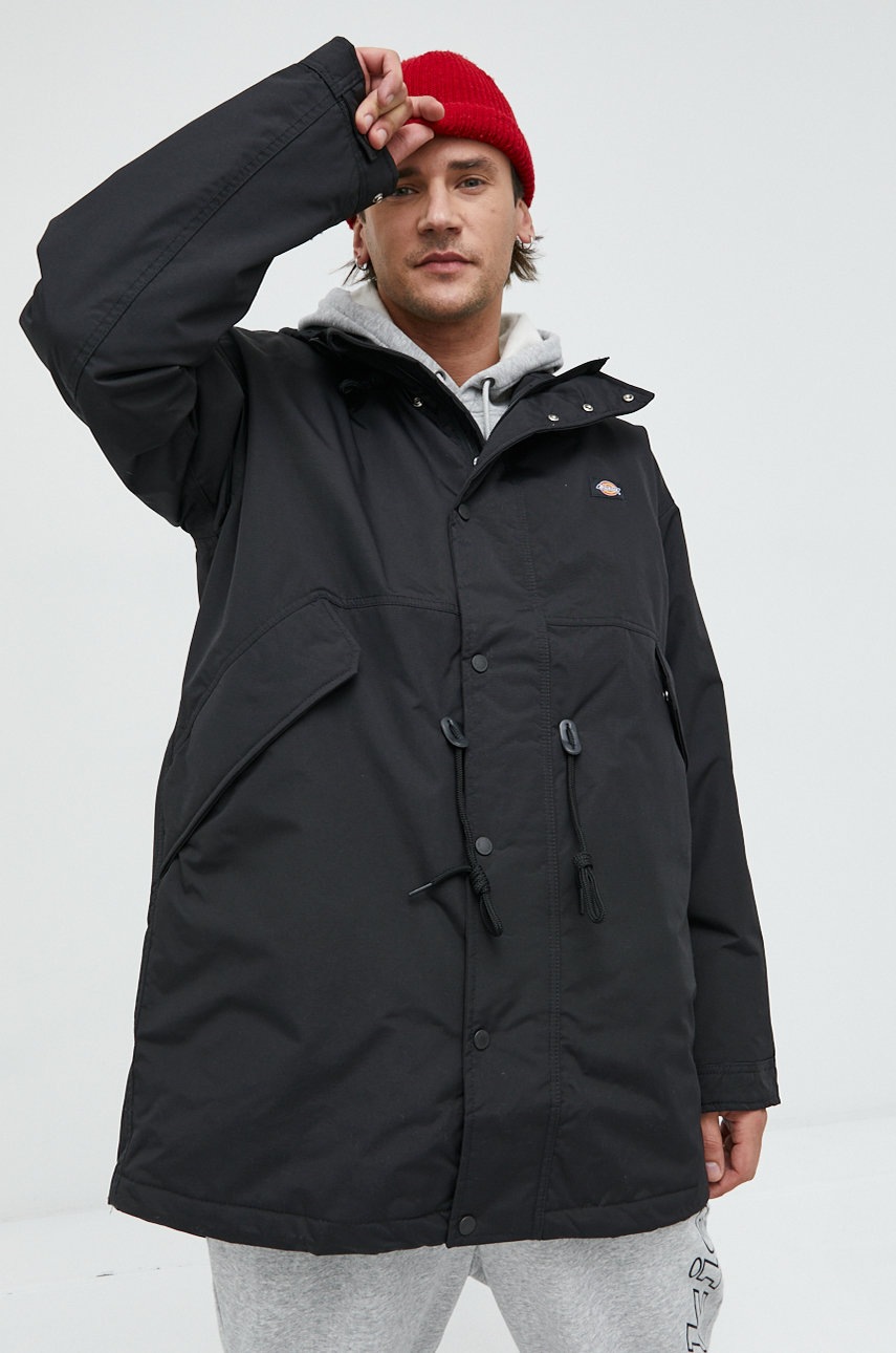 

Парка Dickies мъжка в черно с преходна изолация, Черен