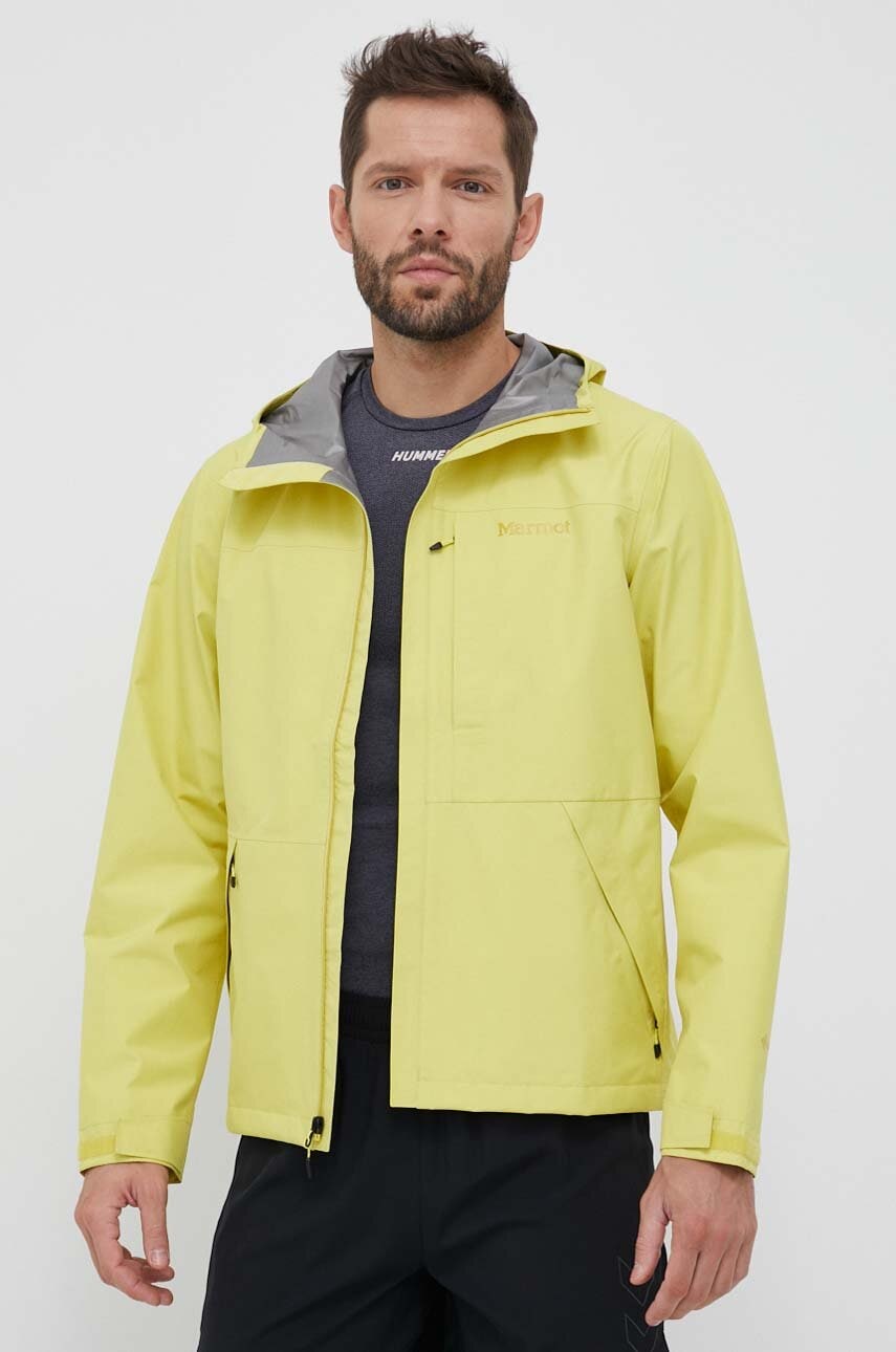 Outdoorová bunda Marmot Minimalist GORE-TEX černá barva, gore-tex