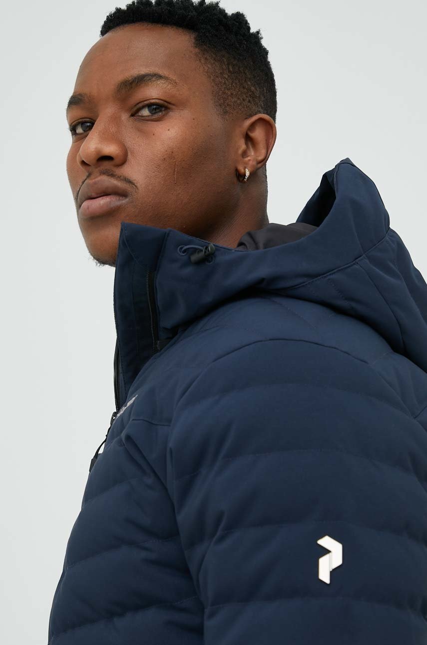 Μπουφάν με επένδυση από πούπουλα Peak Performance Frost χρώμα: ναυτικό μπλε φωτογραφία