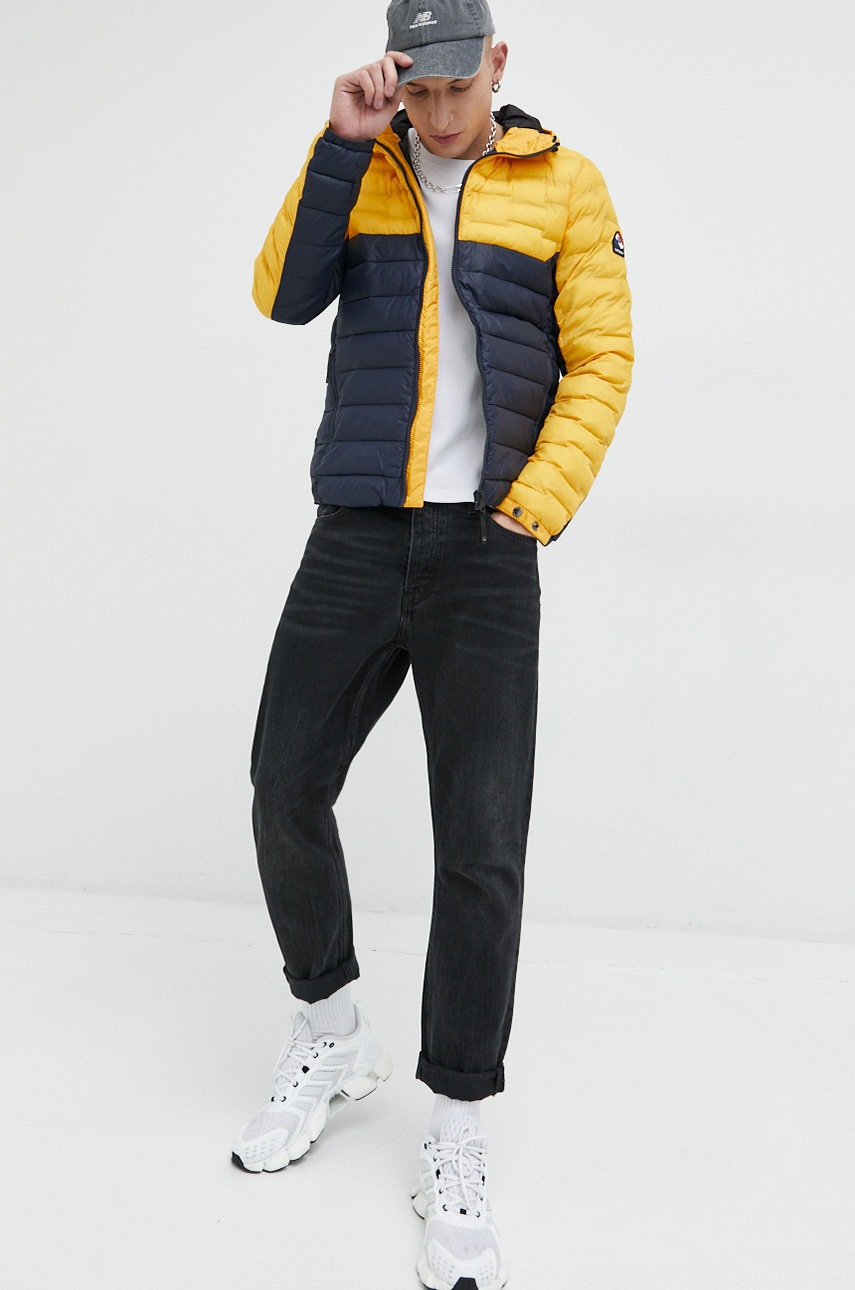 

Куртка Superdry мужская цвет жёлтый переходная