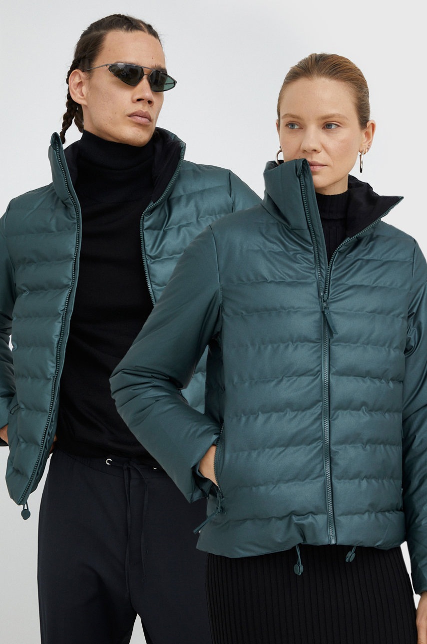 

Яке Rains 15100 Trekker W Jacket в зелено с преходна изолация, Зелен