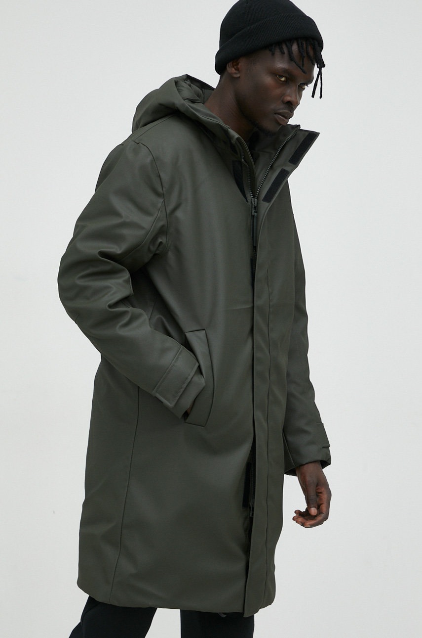 

Дождевик Rains 15260 Glacial Coat цвет зелёный переходная