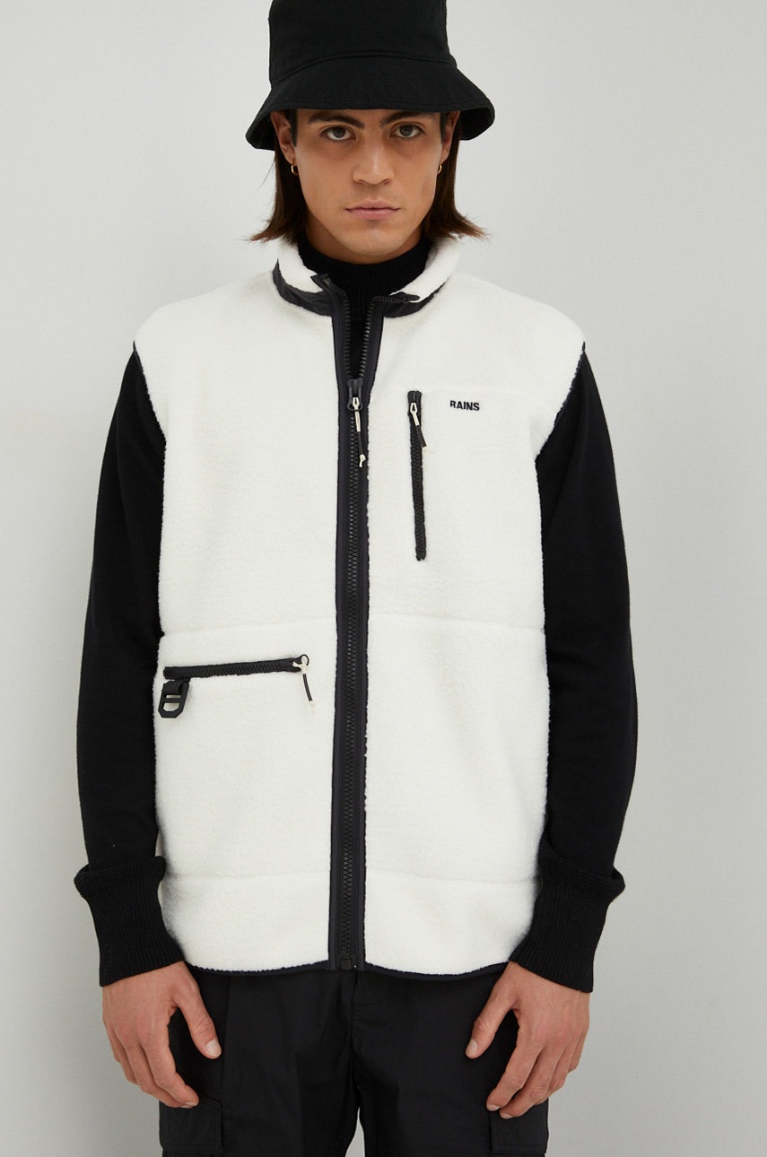 

Безрукавка Rains 18410 Heavy Fleece Vest колір білий перехідна