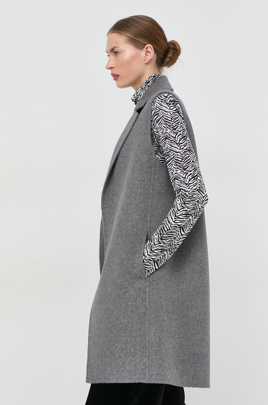 Luisa Spagnoli vesta de lana culoarea gri, desfacut answear.ro imagine noua gjx.ro