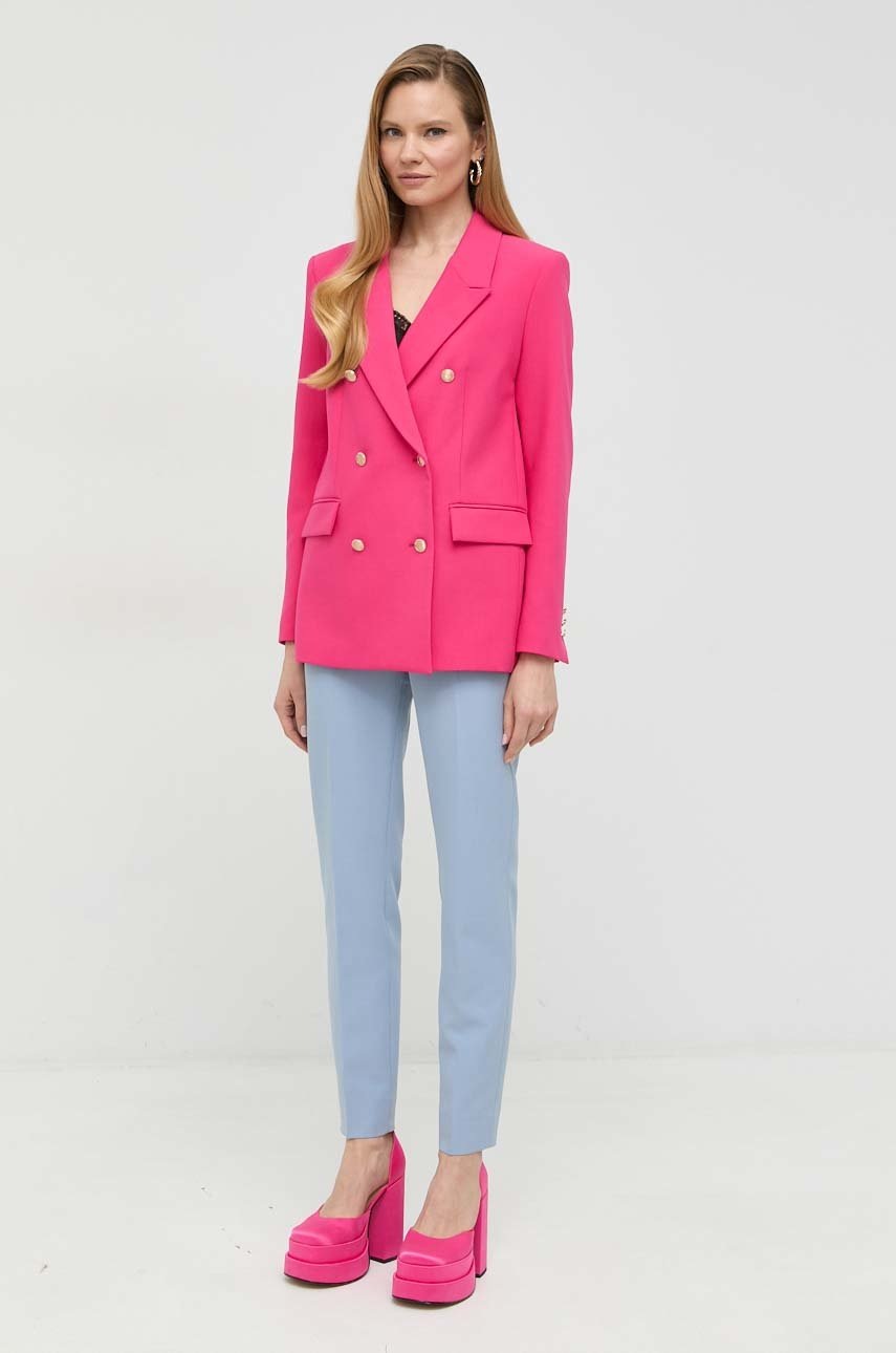 

Пиджак Morgan цвет фиолетовый oversize однотонная