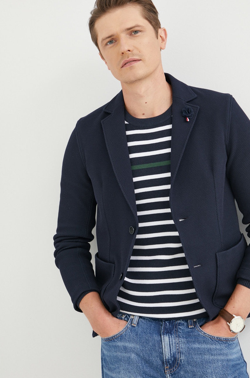 

Сако Tommy Hilfiger в тъмносиньо, Тъмносин