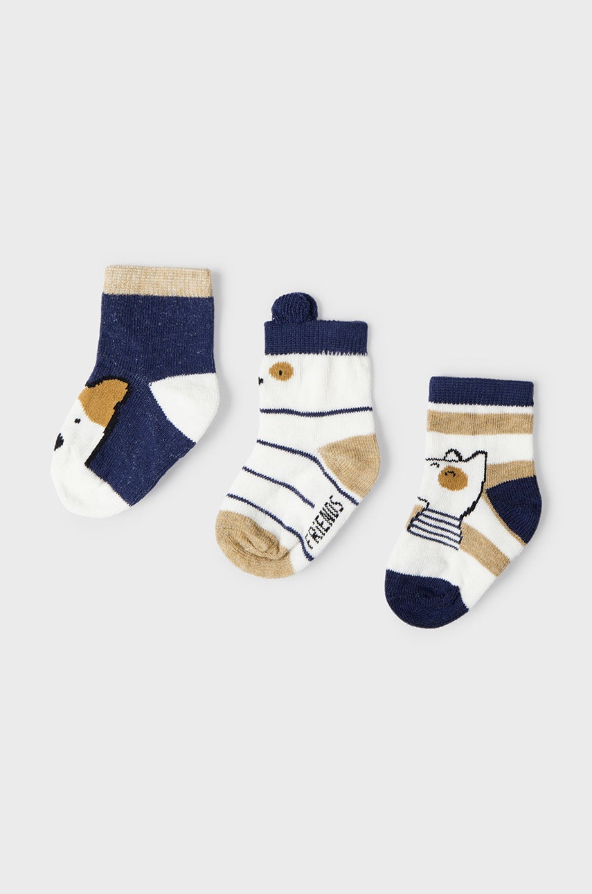 

Детски чорапи Mayoral Newborn (3-pack) в тъмносиньо, Тъмносин