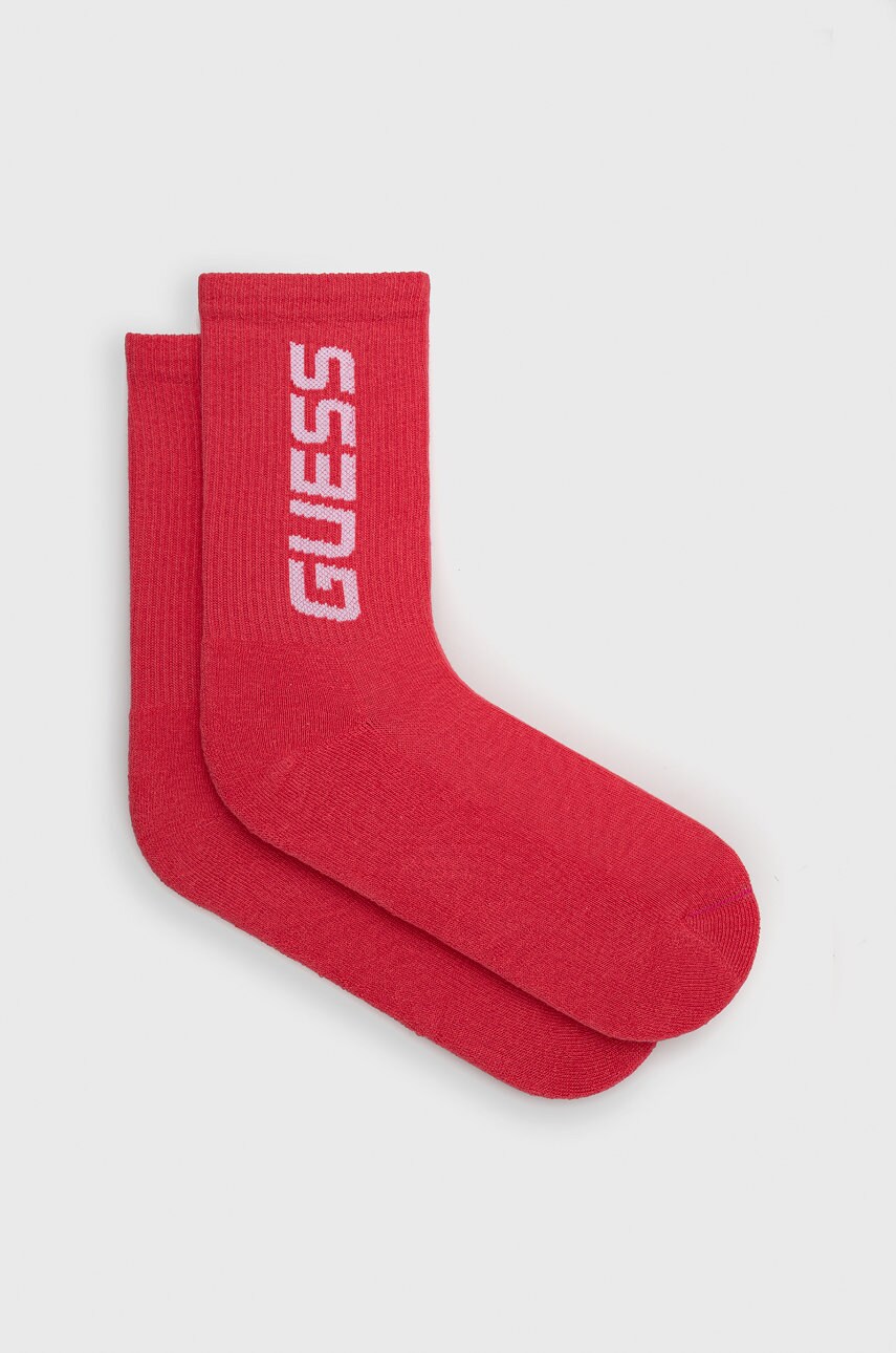 

Шкарпетки Guess жіночі колір рожевий