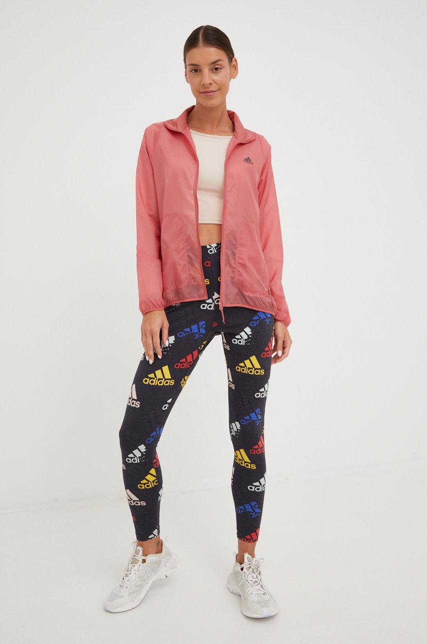 

Леггинсы adidas женские цвет чёрный однотонные