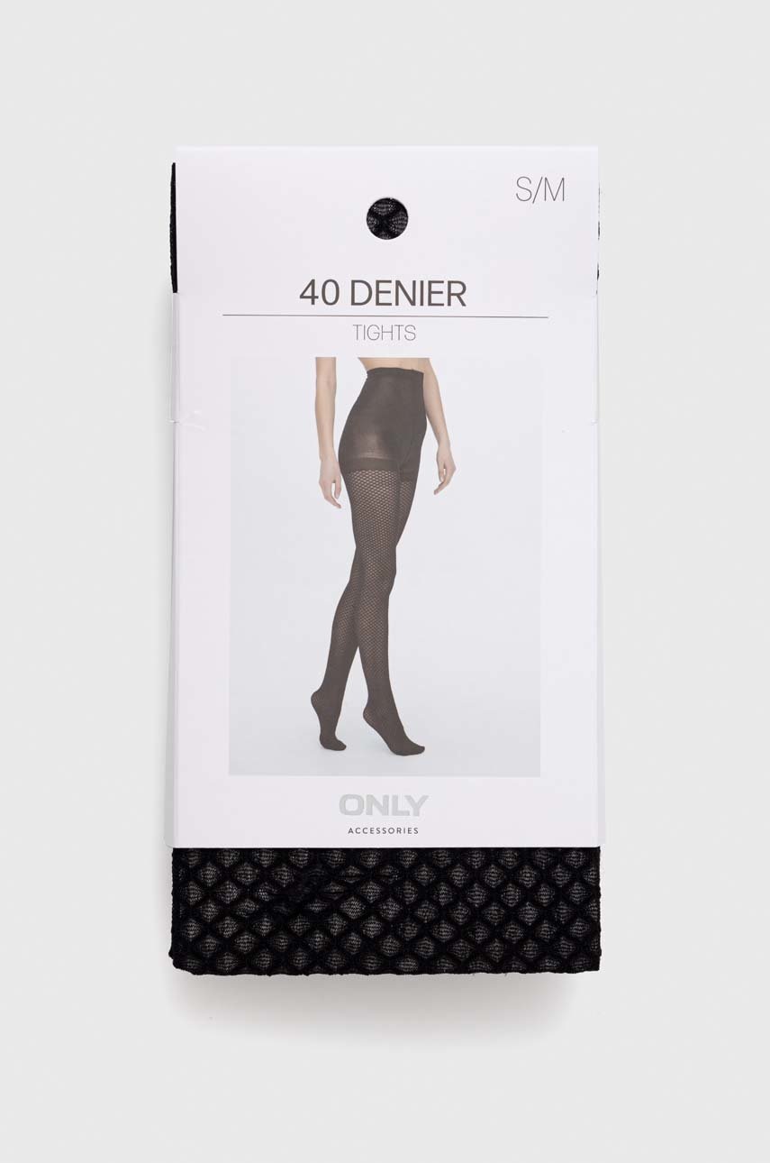 

Чорапогащи Only 40den в черно, Черен