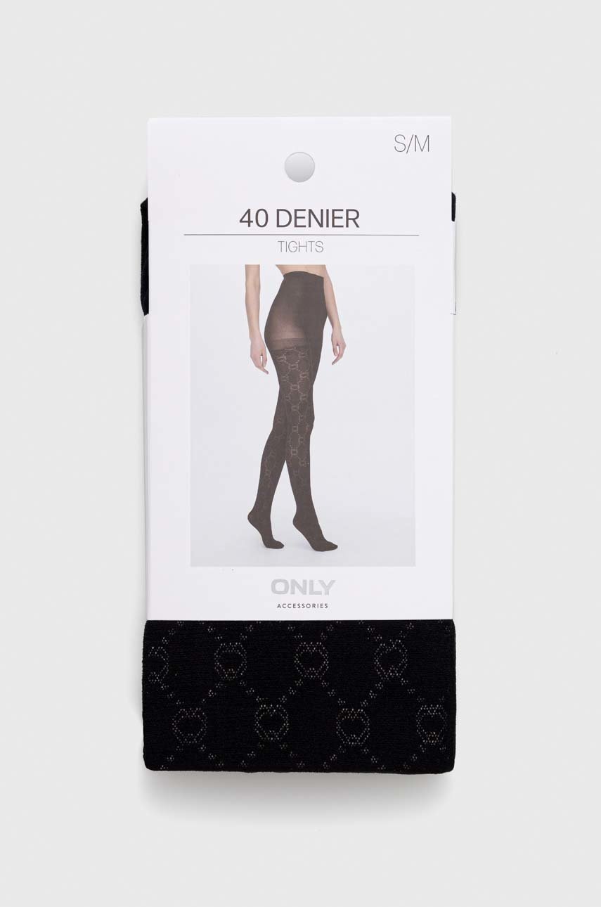 

Чорапогащи Only 40den в черно, Черен