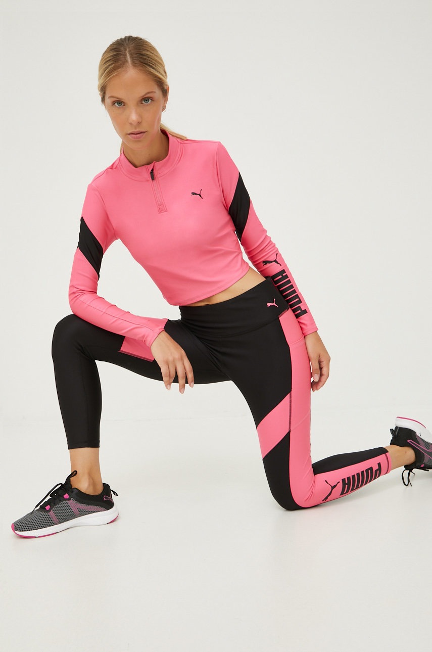 

Клин за трениране Puma Fit Eversculpt в черно с принт, Черен