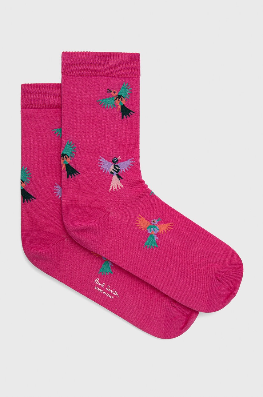 

Чорапи Paul Smith в розово, Розов