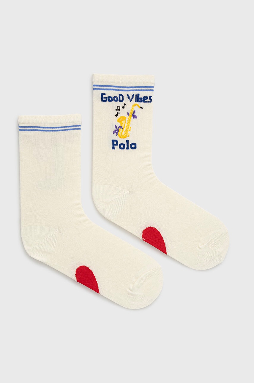 

Чорапи Polo Ralph Lauren в бежово, Бежов