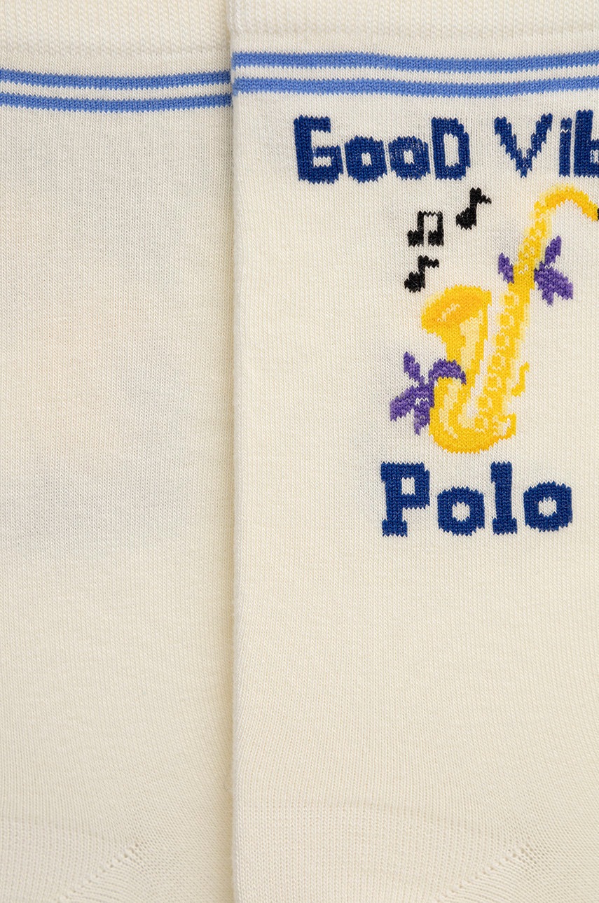 

Носки Polo Ralph Lauren женские цвет бежевый