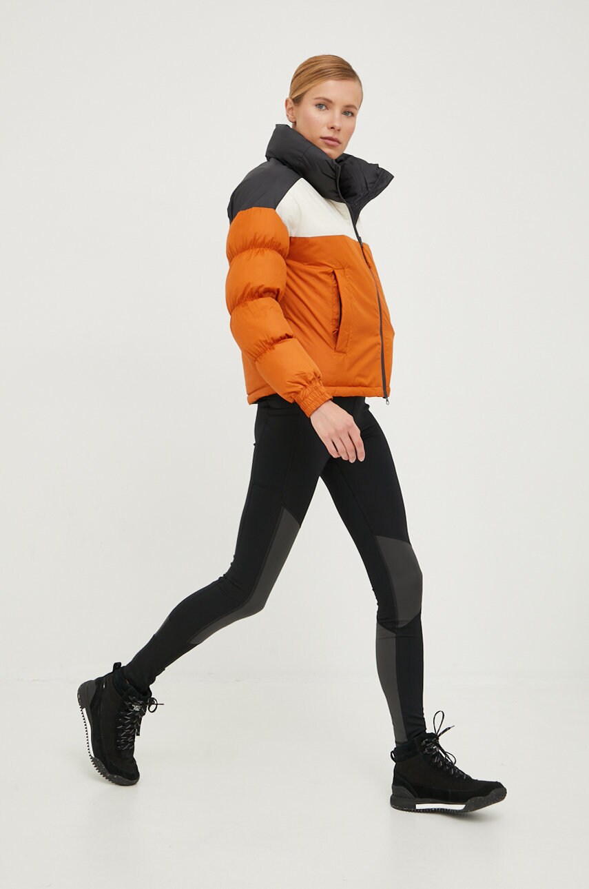 

Спортивные леггинсы Columbia Lodge Colorblock женские цвет чёрный с принтом