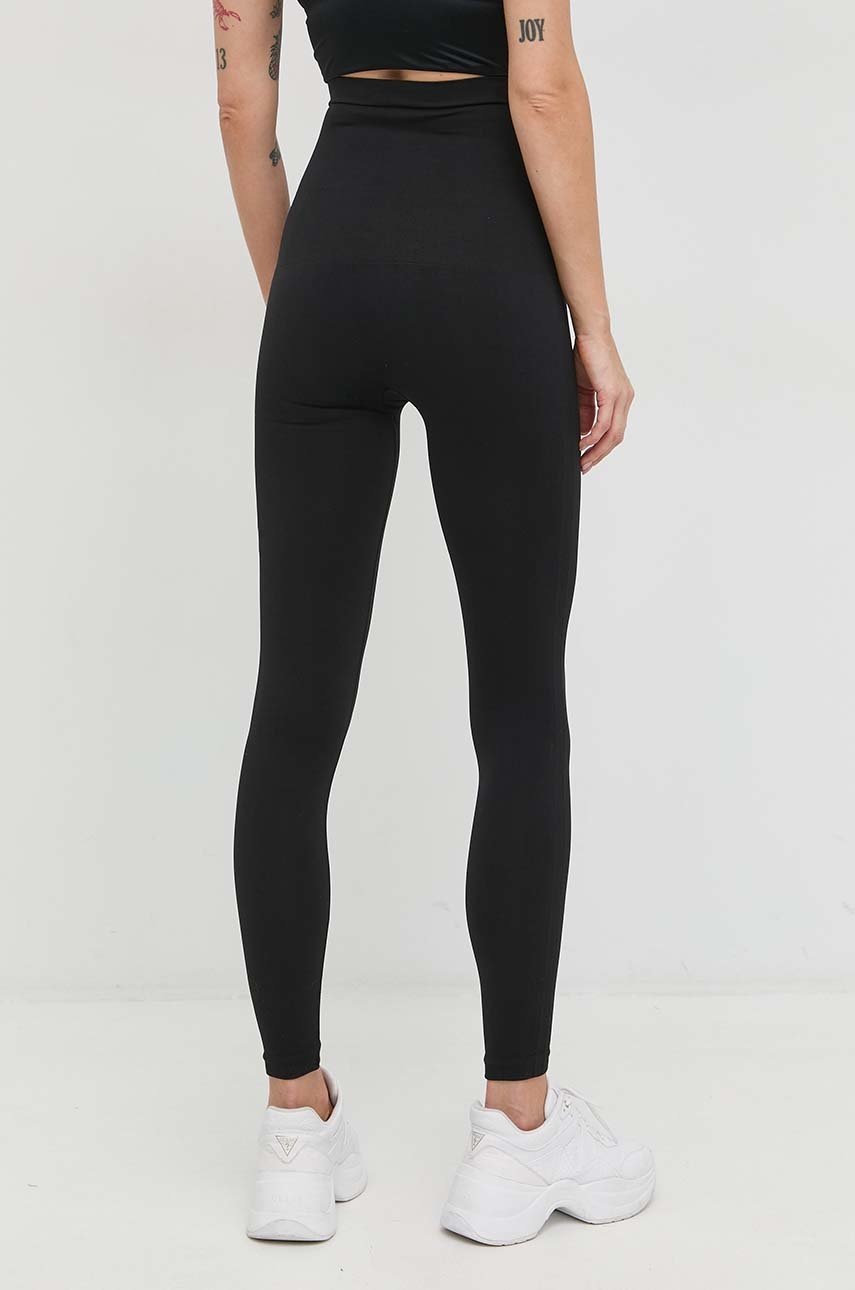 

Моделюючі легінси Spanx High Waisted Seamless Ecocare жіночі колір чорний однотонні