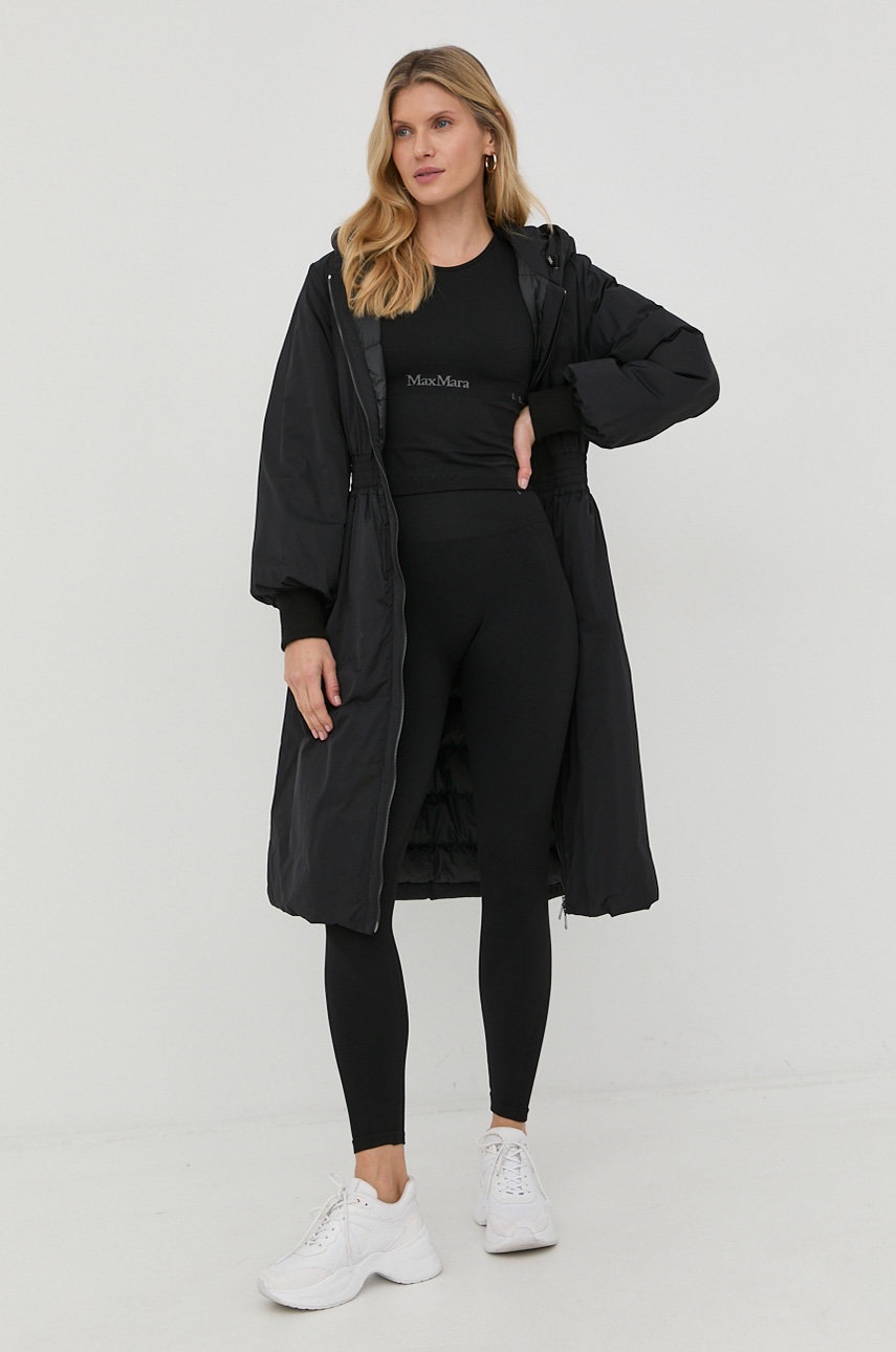 

Леггинсы Max Mara Leisure женские цвет чёрный однотонные