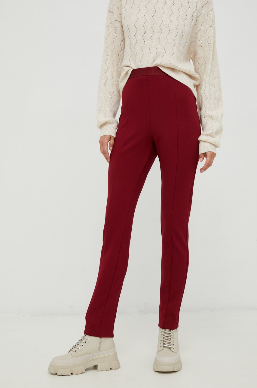 leginy-tommy-hilfiger-damske-vinova-barva-hladke