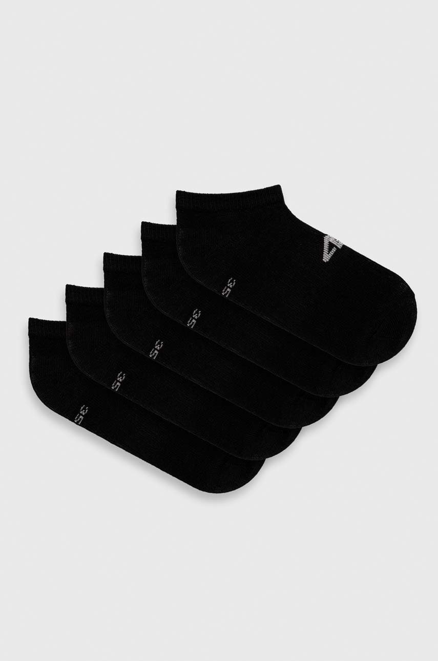 4f sosete 5-pack femei, culoarea negru