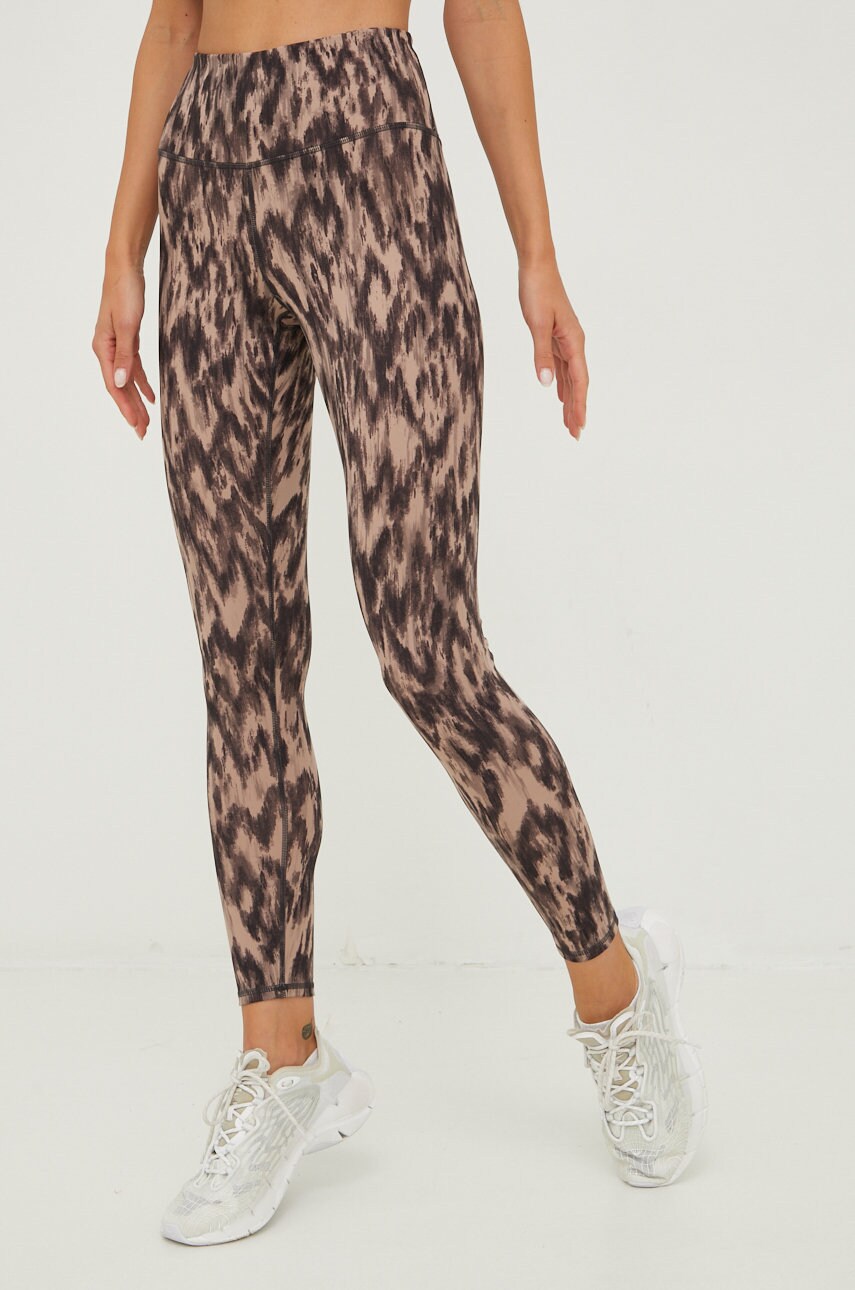 Gap colanti femei, culoarea maro, modelator