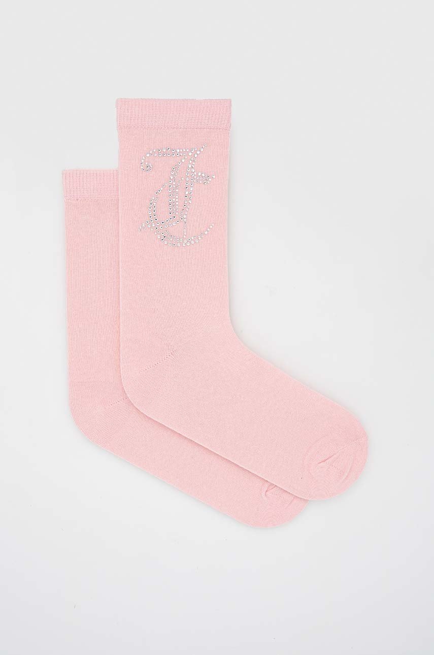 

Чорапи Juicy Couture в розово, Розов